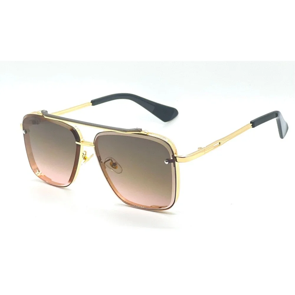 Sunglasses for Men Gold Frame Fashion Shades UV400 Protection Retro Driving‎ New